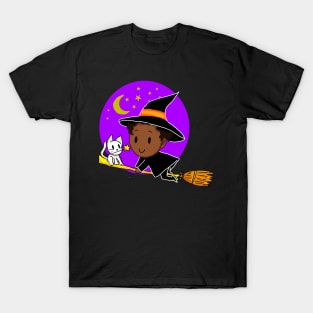 A Witch and his White Cat T-Shirt